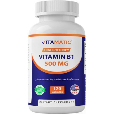 Vitamin B1 (Thiamine) 500mg - 120 Capsule
