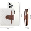 BEAFUP Small Wallet for Women,with 9 Credit Card Slots and 3 Clear Windows & 1 Zipper Pocket Leather Bifold Compact RFID Blocking Wallet - 3 of 4