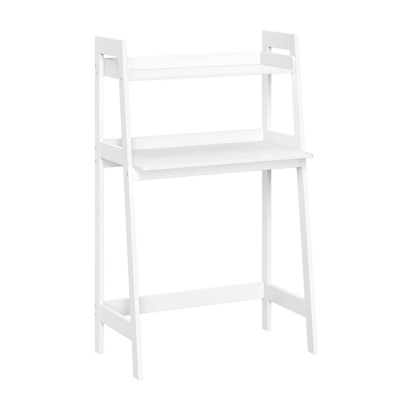 Kids&#39; Desk with Ladder Shelf Storage White - RiverRidge Home, 1 of 10