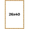 PosterPalooza | 26x40 Bamboo Picture Frame, UV Acrylic, 4 Finishes - Brown, Black, Gold, and Natural - 2 of 4