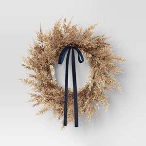24" Christmas Gold Wreath - Wondershop™ - 1 of 4