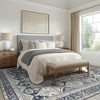 Abynow Diamond Distressed Persian Style Washable Indoor Rug - 4 of 4