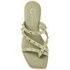 Journee Collection Womens Fanny Tru Comfort Foam Slide Low Block Heel Sandals Green 7.5 - 4 of 4
