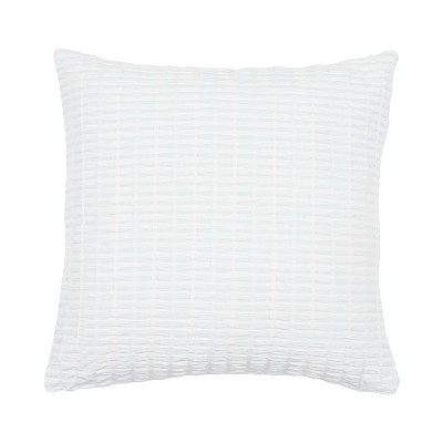 KAF Home Pleated Please Throw Pillow  With Feather Filled Insert - 20" x 20"