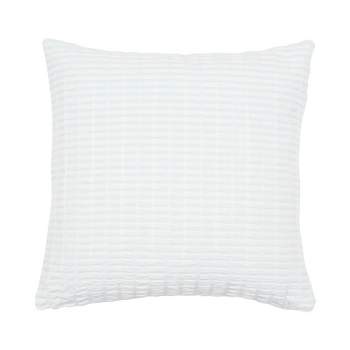 KAF Home Pleated Please Throw Pillow  With Feather Filled Insert