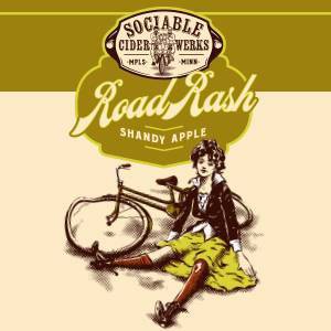 Sociable Cider Werks Road Rash Shandy Apply Cider - 4pk/16 fl oz Cans - 1 of 1