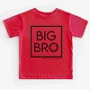 The Juniper Shop SmileyWorld Big Bro Square Toddler Short Sleeve Tee - 3T - H. Red - 2 of 4