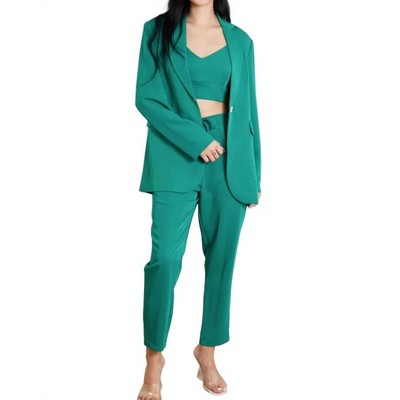 Women's 3-PIECE BRA, BLAZER AND PANT SET - GEEGEE