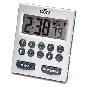 CDN Direct Entry Big Digit 2 Alarm Timer - 1 of 4