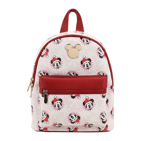 Disney Mickey Mouse Santa Mickey White 10.6 White Mini Backpack