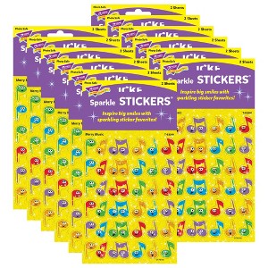 TREND Merry Music Sparkle Stickers®, 72 Per Pack, 12 Packs - 1 of 4