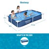 Bestway Steel ProRectangular Metal Frame Above Ground Outdoor Backyard Swimming Pool - 3 of 4