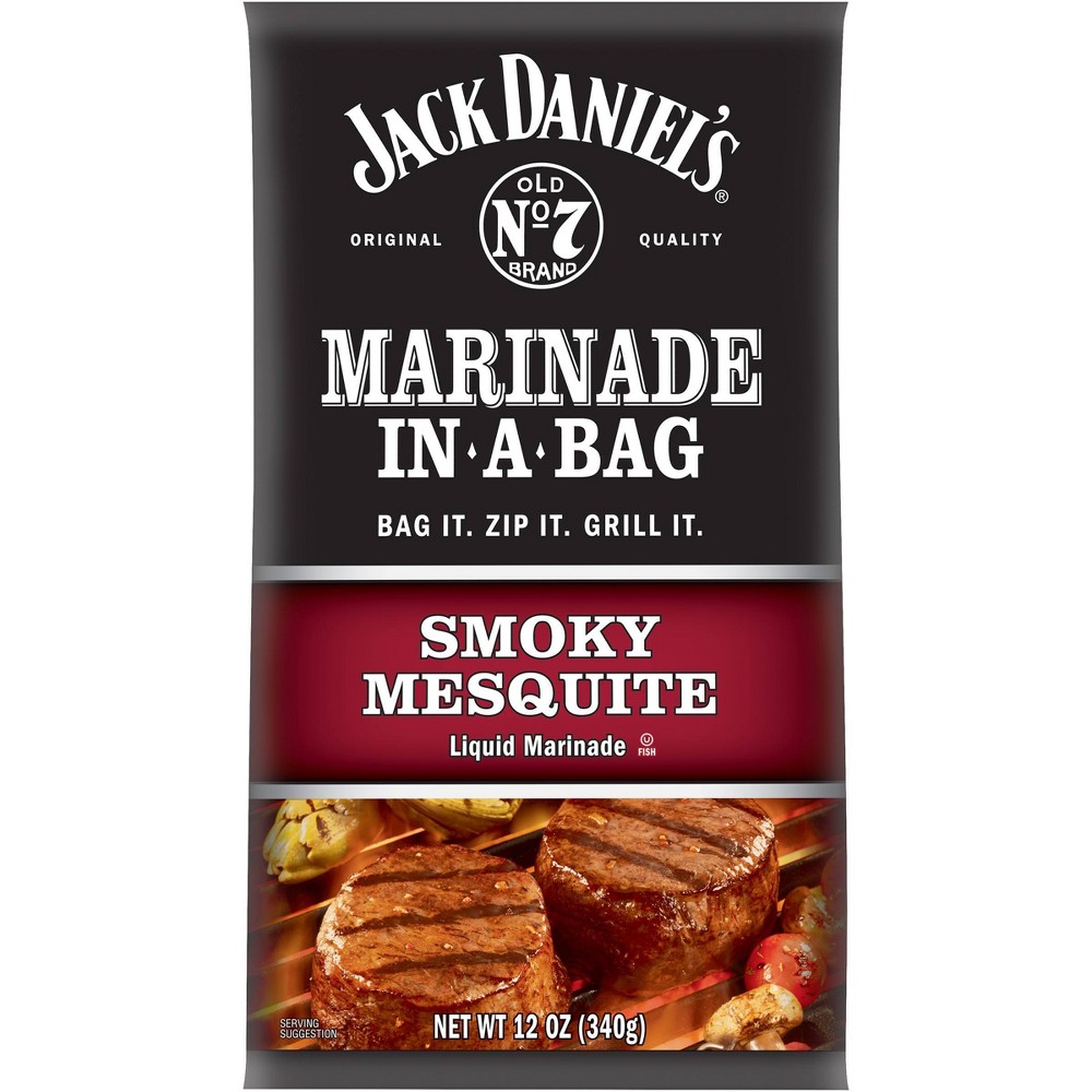 UPC 013000520508 product image for Jack Daniel's Marinade in a Bag Smoky Mesquite Liquid Marinade - 12oz | upcitemdb.com