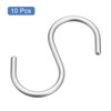 Unique Bargains Clothes Towels Shoe Scarf Bag Aluminum Alloy S-Shaped Hanger S Hooks - 3 of 4