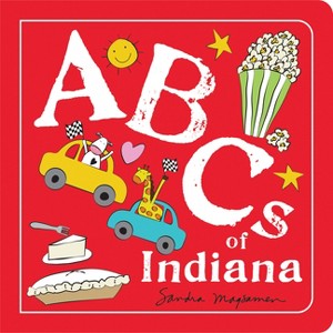 ABCs of Indiana - (ABCs Regional) by  Sandra Magsamen (Board Book) - 1 of 1