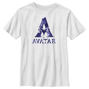 Boy's Avatar Watercolor A Logo T-Shirt - 1 of 4