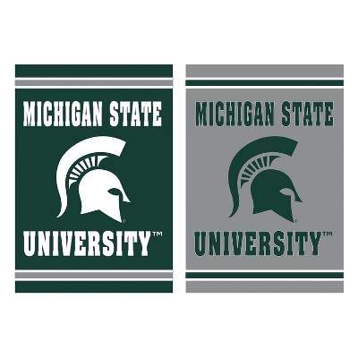 Embossed Suede Flag, House Size, Michigan State University