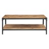Benny Urban Industrial Angle Iron Coffee Table - Saracina Home - 3 of 4