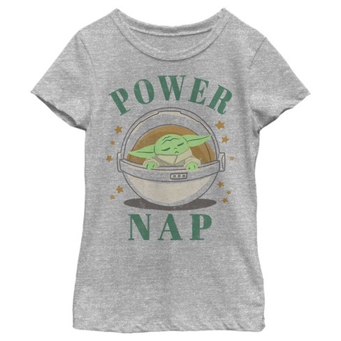 Girl's Star Wars The Mandalorian The Child Power Nap Bassinet T-Shirt - image 1 of 4