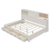 KIGFTSOD Full Size Wooden Daybed with 3 Storage Drawers and USB Ports - 4 of 4