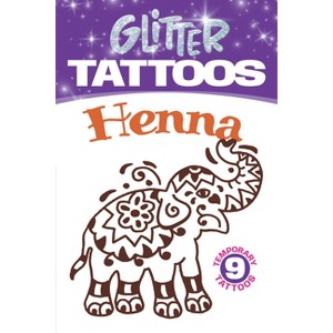 Glitter Tattoos Henna - (Dover Little Activity Books: Art & Desig) by  Anna Pomaska (Mixed Media Product) - 1 of 1