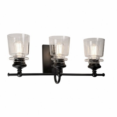 Artcraft Lighting Castara 3 - Light Sconce in  Black/Brass