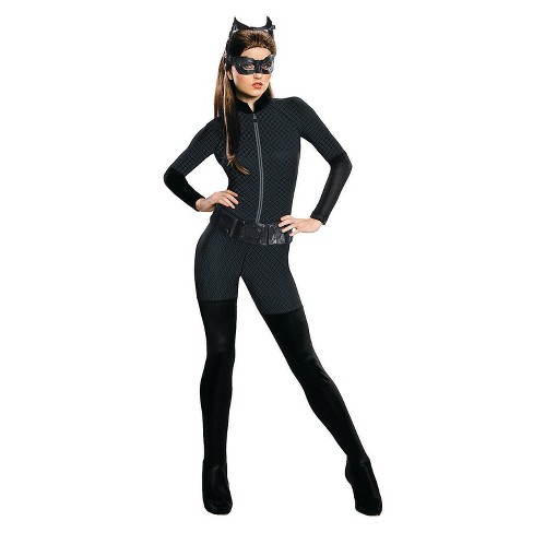 Womens Catwoman™ Bodysuit Costume - Medium - Black
