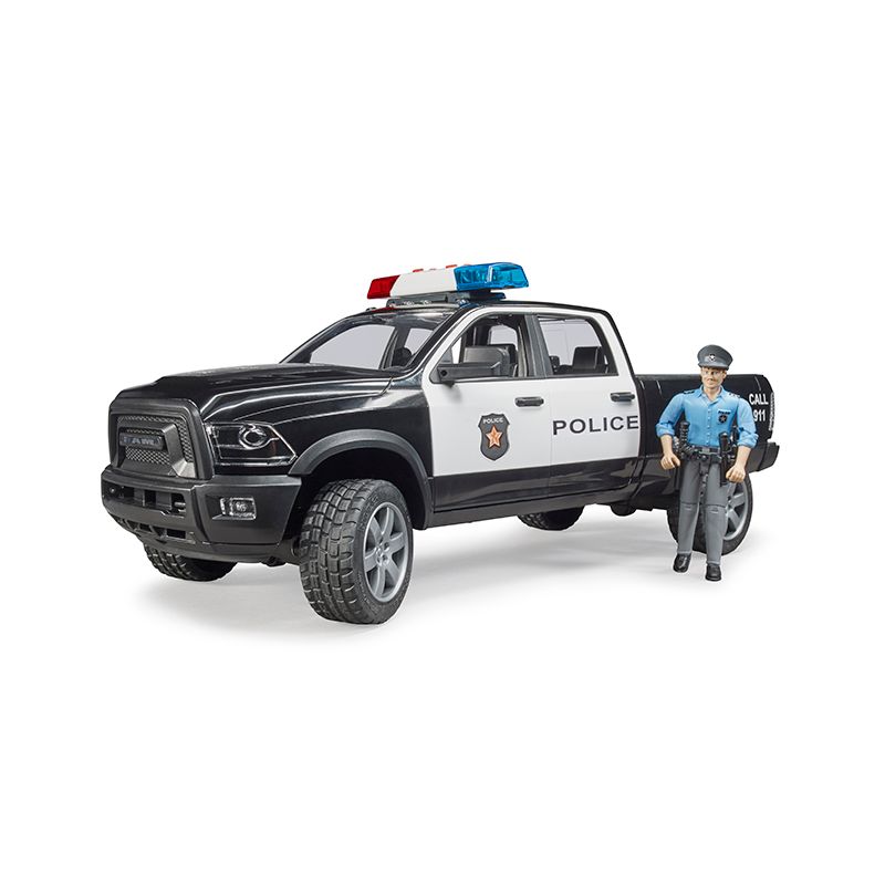 Bruder RAM 2500 Police Truck with Policeman, 4 of 5