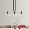 Livex Lighting Glendon 3 - Light Chandelier in  Black - 3 of 4