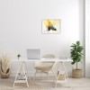 Stupell Industries Futuristic Yellow Cloud Abstraction Fluid Shape Distortion Black Framed Giclee Art - 2 of 4