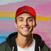Dalix Giant Lizard Kaiju Embroidered Cotton Dad Hat Baseball Cap Adjustable Glow in the Dark Mens - 2 of 4