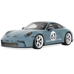2024 Porsche 911 S/T #63 Shore Blue Metallic 1/18 Model Car by GT Spirit - 1 of 4