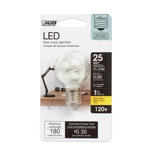 Feit Electric S11 E17 (Intermediate) LED Bulb Warm White 25 Watt Equivalence 1 pk - 1 of 1