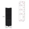 62" Tall Corner Cabinet, 3 Tier Freestanding Storage Cabinet, Corner Bathroom Cabinet, Kitchen Pantry Cabinet for Kitchen Living Room Bathroom - image 4 of 4