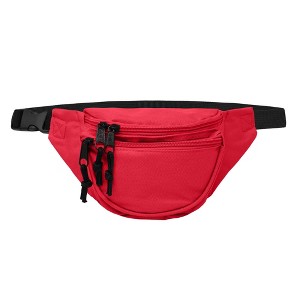 Dalix Fanny Pack w/ 3 Pockets Traveling Concealment Pouch Airport Money Bag - 1 of 4