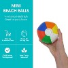 4E's Novelty 100 Pack Mini Beach Balls – 4" Inflatable Beach Balls Pool Party Favors for Kids - 4 of 4