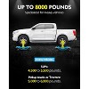 Acekool 2-Piece Wheel Dolly Set, 4000 lbs Car Mover with Anti-Skid Plate & 360° Swivel Casters, 16"x13" Heavy Duty Vehicle Skate, Blue - 2 of 4