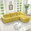 TiramisuBest Modular Right Sofa Seat–L-Shaped Lazy Floor Couch,Compressed Beanbag-Style Sofa with Ergonomic Design,No Assembly Required–Beige - 3 of 4