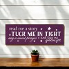 Slickblue Sweet Goodnight Quote Sign, 3.5x10 Rustic Knotty Pine Wood Plaque, Wall or Shelf Decor - 3 of 3