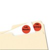 Avery Printable Self-Adhesive Removable Color-Coding Labels, 0.75" dia, Neon Red, 24/Sheet, 42 Sheets/Pack, (5467) - 2 of 4