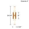 Possini Euro Design Possini Euro Oyama 24 3/4" Wide Gold LED Bath Light - 4 of 4