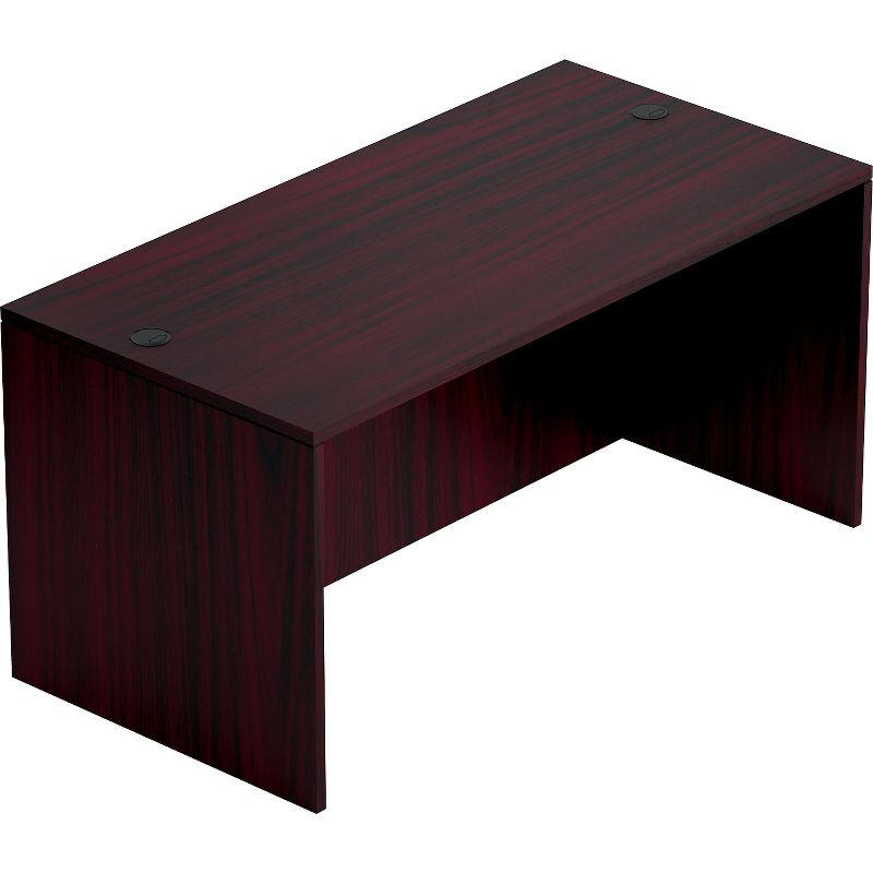 Offices to Go Furniture Collection 60""W Desk Shell American Mahogany (TDSL6030DSAML) , 1 of 2