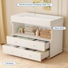 COZONY Baby Changing Table Dresser with 2 Drawers & Open Storage, Modern Nursery Diaper Station for Bedroom/Kids Room - 3 of 4