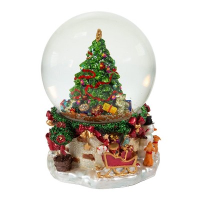 120MM Multi-Colored Musical Christmas Tree Snow Globe