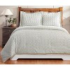 King Isabella Comforter 100% Cotton Tufted Chenille Comforter Set Gray - Better Trends - 3 of 4