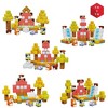 PICASSO-TILES 92 pcs Magnetic Tiles, Fall Autumn Harvesting Theme, Educational Building Blocks, STEM Toy for Kids - 3 of 4