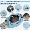 Luupatchy Women's Gym Tote Duffle Bag With Wet Pocket & Shoe Compartment, Airplane-Friendly Carry-On for Travel/Dance/Ballet/Overnight - 3 of 4
