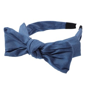 Unique Bargains Women's Double Bow Knot Fashion Headband 1.34 Inch Wide 1 Pc - 1 of 4