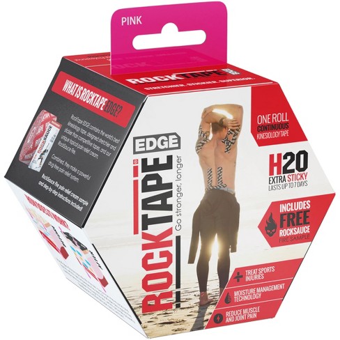 Rocktape 2 H2o Edge Uncut Kinesiology Tape - Pink : Target