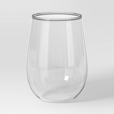 15oz 6pk Stemless Hutton Wine Glasses - Threshold™
